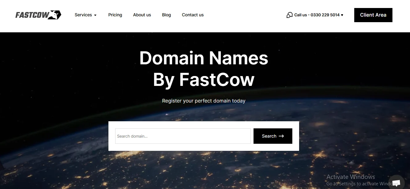 Register a domain name