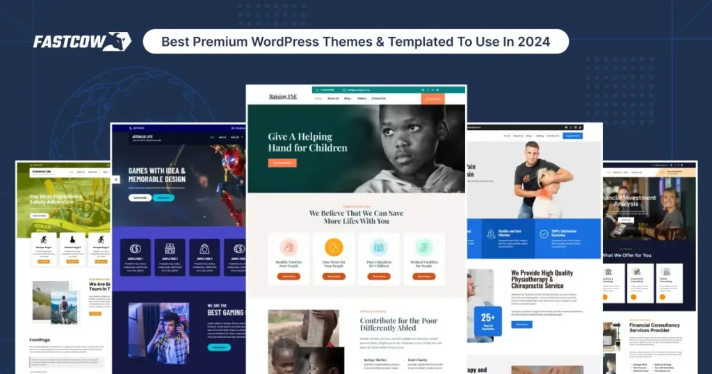List of 20+ Premium WordPress Themes & Templates for Stunning Websites