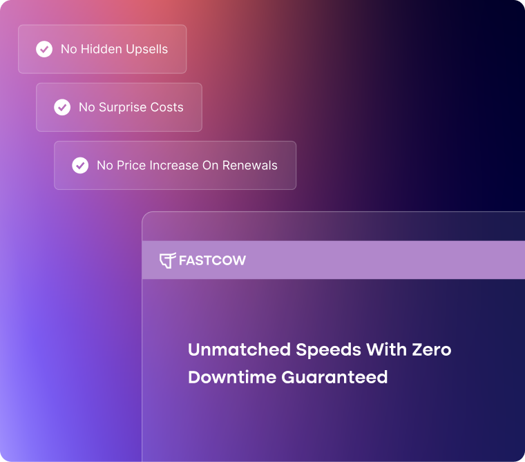 FastCow Hosting Features