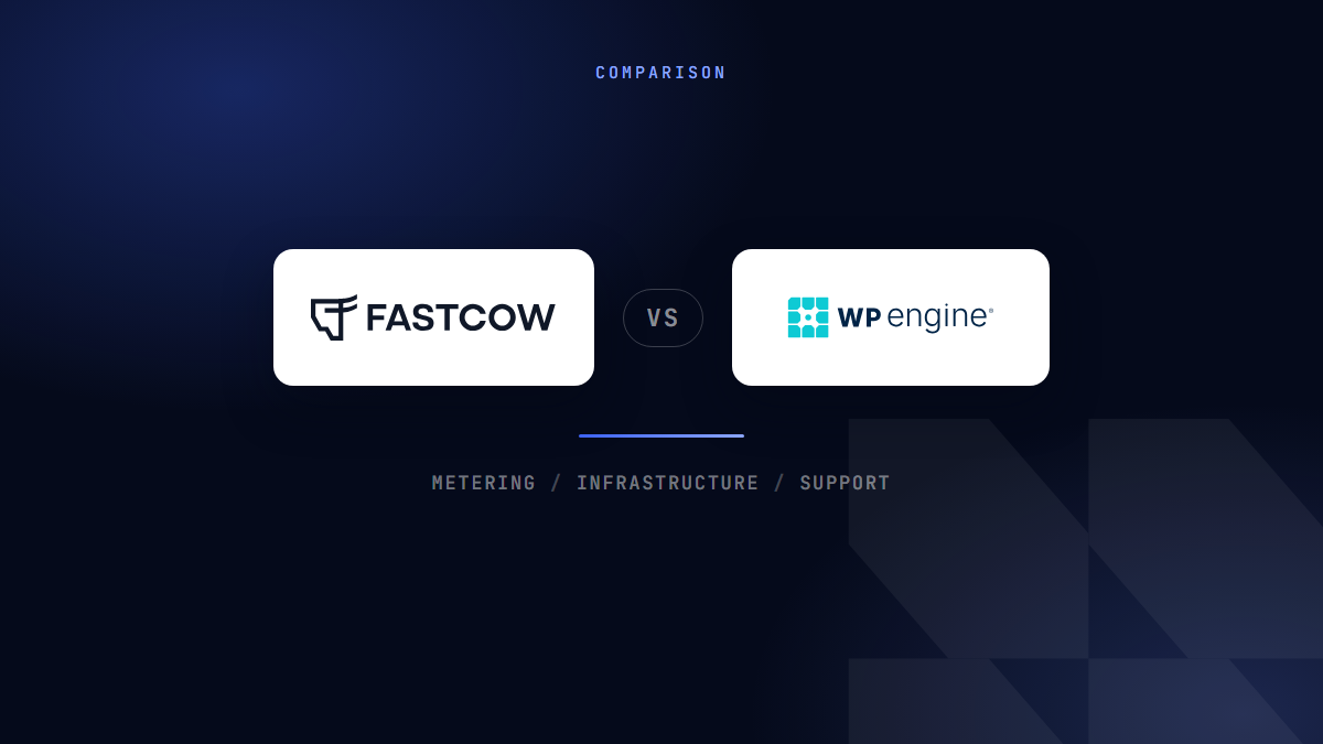 FastCow as a WP Engine alternative
