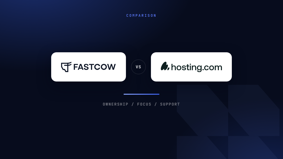 FastCow as a Hosting.com alternative