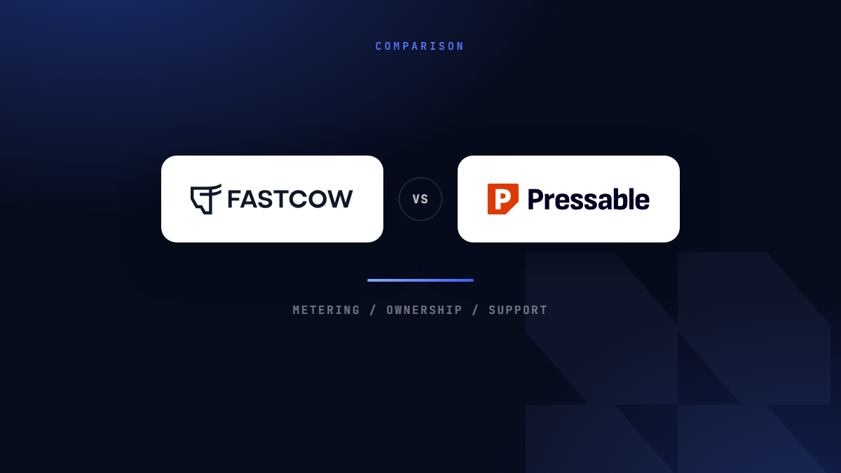 FastCow as a Pressable alternative